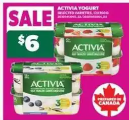 Real Canadian Superstore Activia Yogurt offer
