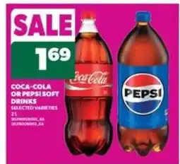 Real Canadian Superstore COCA-COLA or PEPSI SOFT DRINKS offer