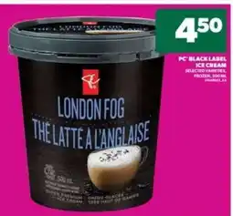 Real Canadian Superstore PC Black Label Ice Cream offer