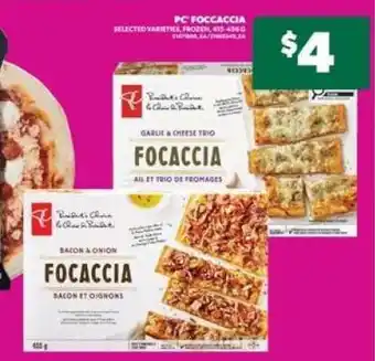Real Canadian Superstore PC Focaccia offer