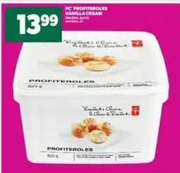 Real Canadian Superstore PC Profiteroles Vanilla Cream offer