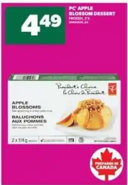 Real Canadian Superstore PC Apple Blossom Dessert offer