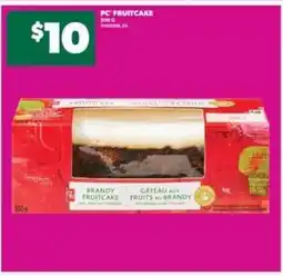 Real Canadian Superstore PC BRANDY FRUITCAKE offer
