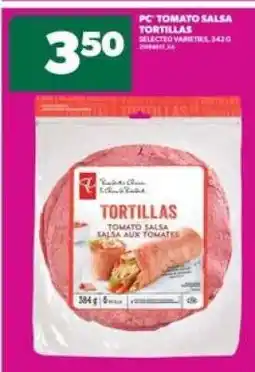 Real Canadian Superstore PC Tomato Salsa Tortillas offer