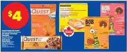 Real Canadian Superstore Quest Bars or Chips, No Name Stuffed Chicken, Bob Snail Fruit Roll offer