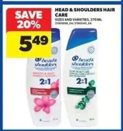 Real Canadian Superstore HEAD & SHOULDERS HAIR CARE offer
