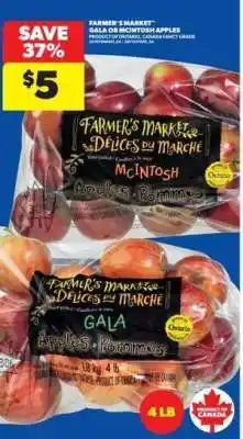 Real Canadian Superstore Farmer's Market Gala or McIntosh Apples offer