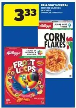 Real Canadian Superstore Kellogg's Cereal offer