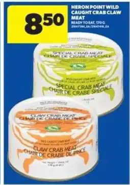 Real Canadian Superstore Heron Point Wild Caught Crab Claw Meat offer