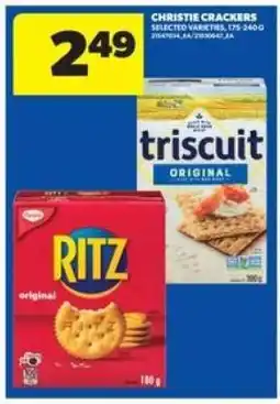 Real Canadian Superstore Christie Crackers offer