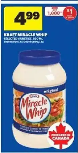 Real Canadian Superstore Kraft Miracle Whip offer