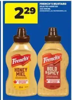 Real Canadian Superstore French's Mustard offer
