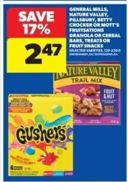 Real Canadian Superstore General Mills, Nature Valley, Pillsbury, Betty Crocker or Mott's offer