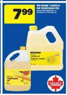 Real Canadian Superstore No Name Canola or Vegetable Oil offer