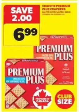 Real Canadian Superstore Christie Premium Plus Crackers offer
