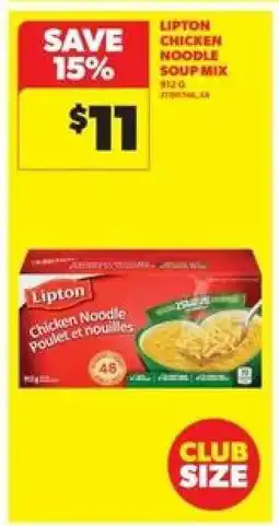 Real Canadian Superstore Lipton Chicken Noodle Soup Mix offer