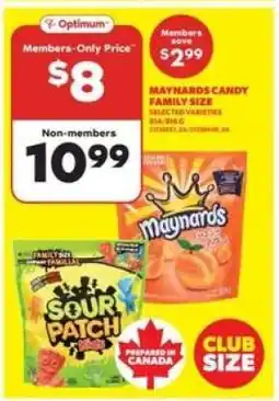 Real Canadian Superstore Maynards Candy Family Size offer