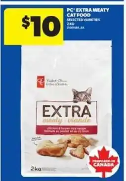 Real Canadian Superstore PC Extra Meaty Cat Food offer