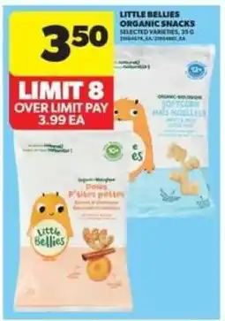 Real Canadian Superstore Little Bellies Organic Snacks offer