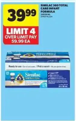 Real Canadian Superstore Similac 360 Total Care Infant Formula offer
