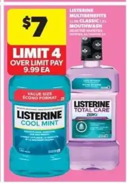 Real Canadian Superstore LISTERINE MOUTHWASH offer