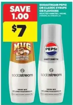 Real Canadian Superstore SodaStream Pepsi or Classic Syrups or Flavours offer