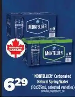 Real Canadian Superstore MONTELIER Carbonated Natural Spring Water offer