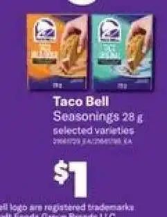 Real Canadian Superstore Taco Bell Seasonings offer