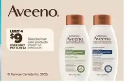 Real Canadian Superstore Aveeno Hair Care Products offer