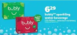 Real Canadian Superstore bubly Sparkling Water Beverage offer
