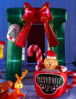 Walmart Holiday Time 10' gift box archway inflatable offer