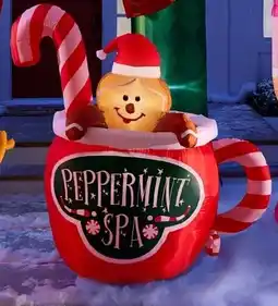 Walmart Holiday Time 5' gingerbread spa inflatableHoliday Time 5' gingerbread spa inflatable offer