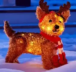 Walmart Holiday Time 24" LED fluffy dog offer