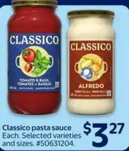 Walmart Classico pasta sauce offer