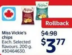 Walmart Miss Vickie's chips offer