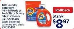 Walmart Tide laundry detergent offer
