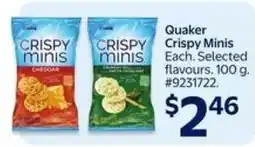 Walmart Quaker Crispy Minis offer