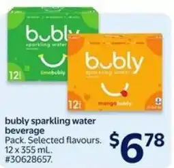 Walmart bubly sparkling water beverage offer