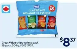 Walmart Great Value chips offer