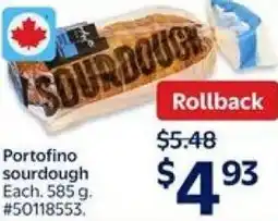 Walmart Portofino sourdough offer