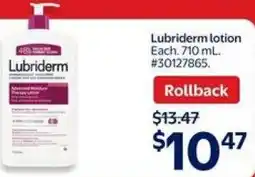 Walmart Lubriderm lotion offer