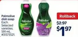 Walmart Palmolive dish soap offer