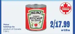 Wholesale Club Ketchup tin offer