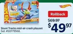 Walmart Stunt Tracks mid-air crash playset offer