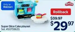 Walmart Super Slice Cake playset offer