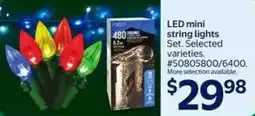 Walmart LED mini string lights Set offer