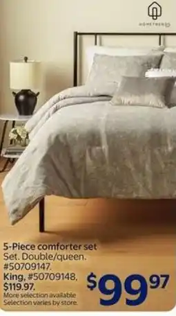 Walmart Comforter set Double or queen offer