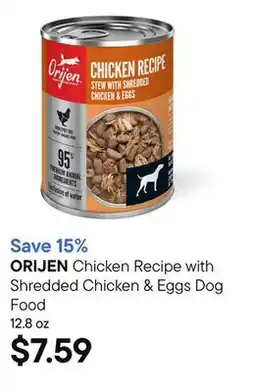 Petvalu Chicken Recipe with Shredded Chicken & Eggs Dog Food offer