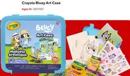 Staples Crayola Bluey Art Case offer