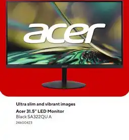 Staples Acer 31.5 LED Monitor offer